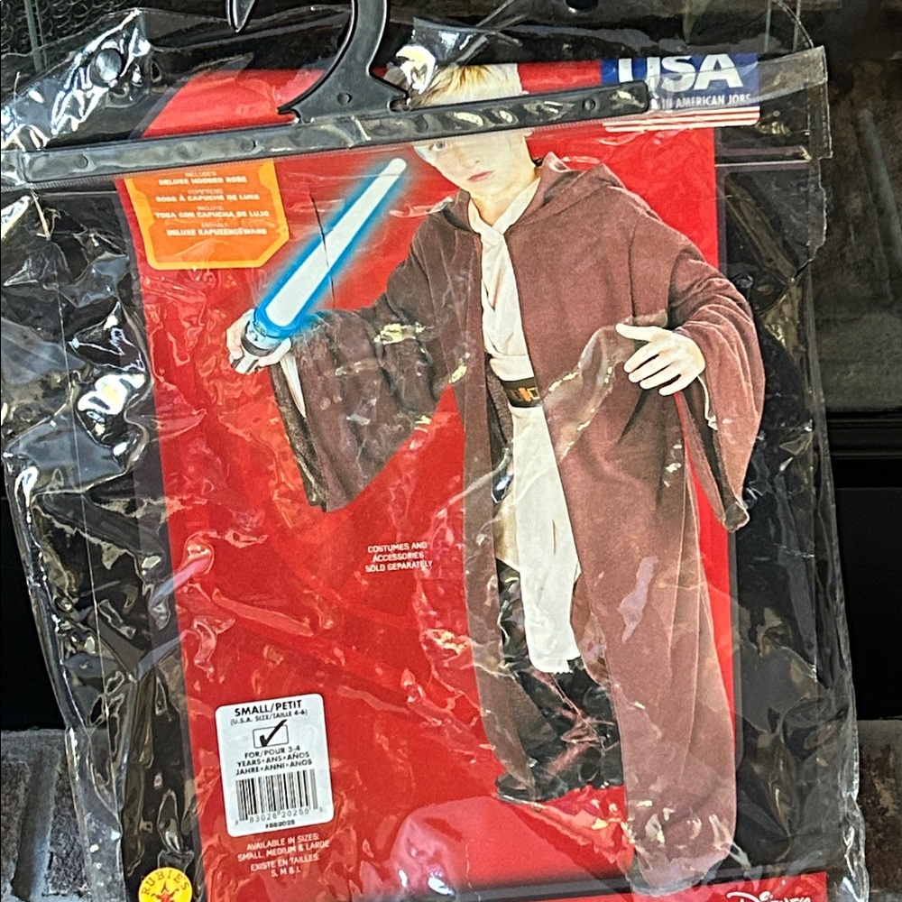Disney Star Wars Deluxe Hooded Jedi Robe Rubie’s Costume Small